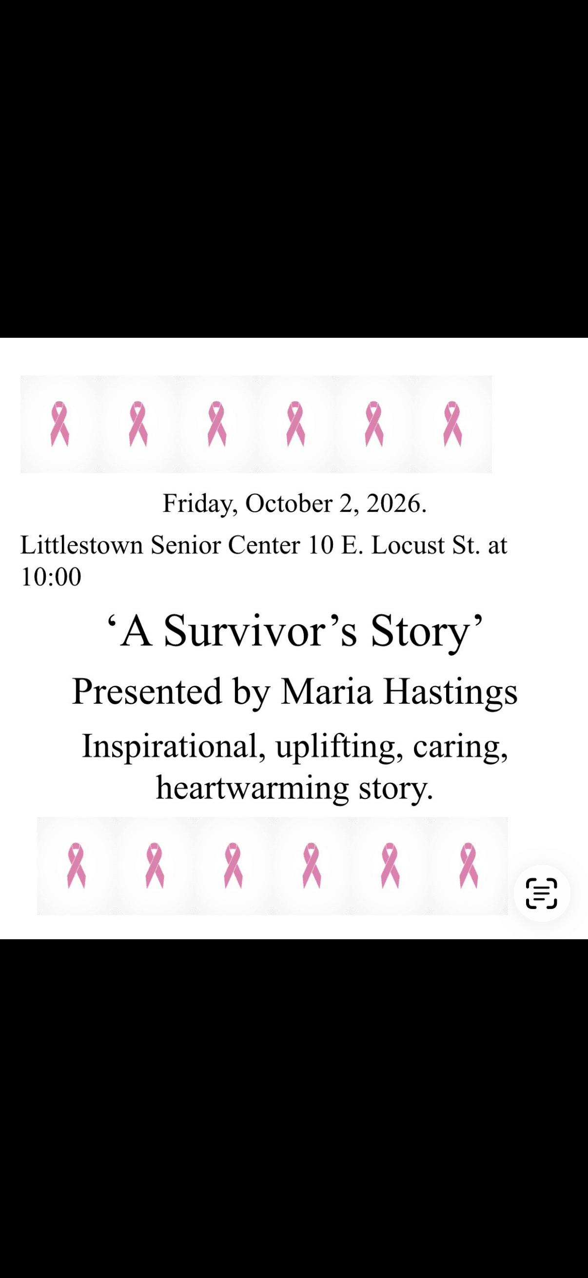 A Survivorโs Story